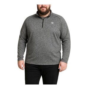 Cougar Sport Mens Gray Heather Half-Zip Pullover Long Sleeve Athletic Top XL